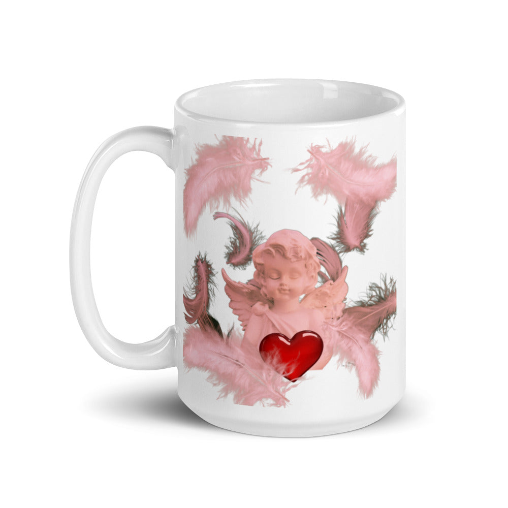愛のピンクエンジェル マグカップ